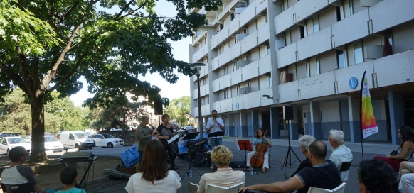 Concert dans le quartier Milan du Grand Mirail - Toulouse